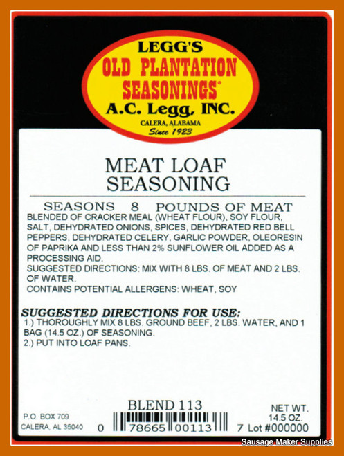 A.C. LEGG  #113 - Meat Loaf Blend
