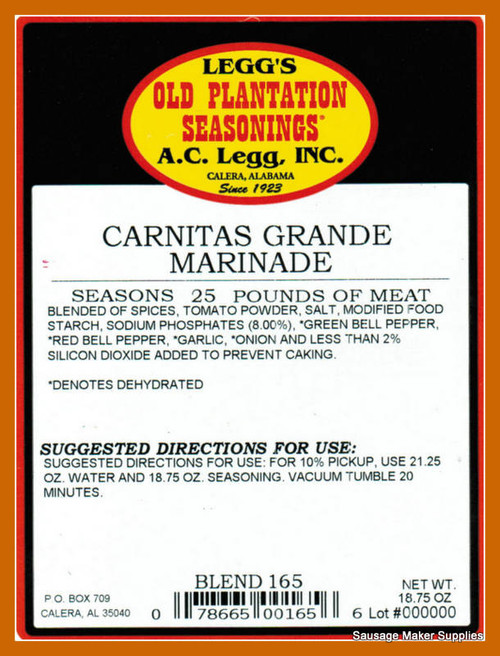 A.C. LEGG #165 - Carnitas Grande Marinade