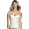 8950 Satin Torsolette Tricot Bustier Ivory
