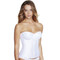 8950 Satin Torsolette Tricot Bustier White