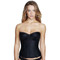 8950 Satin Torsolette Tricot Bustier Black