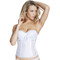 8949 Satin Lace Torsolette White