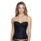 8949 Satin Lace Torsolette Black