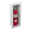 12" x 27" x 8" BUENA Acrylic w/ Lock Trimless Fire Extinguisher Cabinet - Potter Roemer