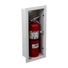 9" x 24" x 5.75" BUENA Acrylic w/ Lock Recessed 1.5" Fire Extinguisher Cabinet - Potter Roemer