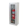 16" x 42" x 9.25" ALTA Surface Valve and Fire Extinguisher Cabinet - Stainless Steel - Potter Roemer