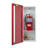 18" x 18" x 8" DANA Recessed 5/8" Valve and Fire Extinguisher Cabinet - Aluminum - Potter Roemer
