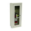 12" x 27" x 8" ALTA Semi-Recessed 3" Fire Extinguisher Cabinet - Stainless Steel - Potter Roemer