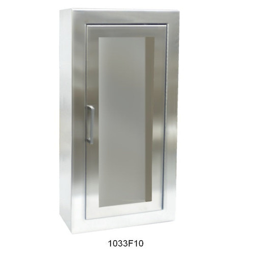 10.5" x 24" x 6" COSMOPOLITAN 4.5" Rolled Fire Extinguisher Cabinet - JL Industries