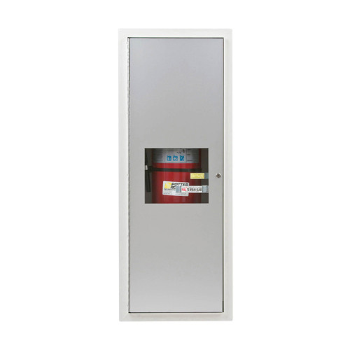14" x 40" x 8.75" ALTA Trimless Valve and Fire Extinguisher Cabinet - Stainless Steel - Potter Roemer