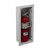 9" x 24" x 5.75" BUENA Acrylic w/ Lock Recessed 1.5" Fire Extinguisher Cabinet - Potter Roemer