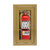 11.5" x 26.5" x 4" LOMA Surface Fire Extinguisher Cabinet - Brass - Potter Roemer
