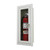 9" x 24" x 5.75" ALTA Recessed 1/2" Fire Extinguisher Cabinet - Aluminum - Potter Roemer