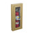 9" x 24" x 5" ALTA Semi-Recessed 3" Fire Extinguisher Cabinet - Brass - Potter Roemer