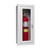12" x 27" x 8" ALTA Semi-Recessed 5" Fire Extinguisher Cabinet - Stainless Steel - Potter Roemer