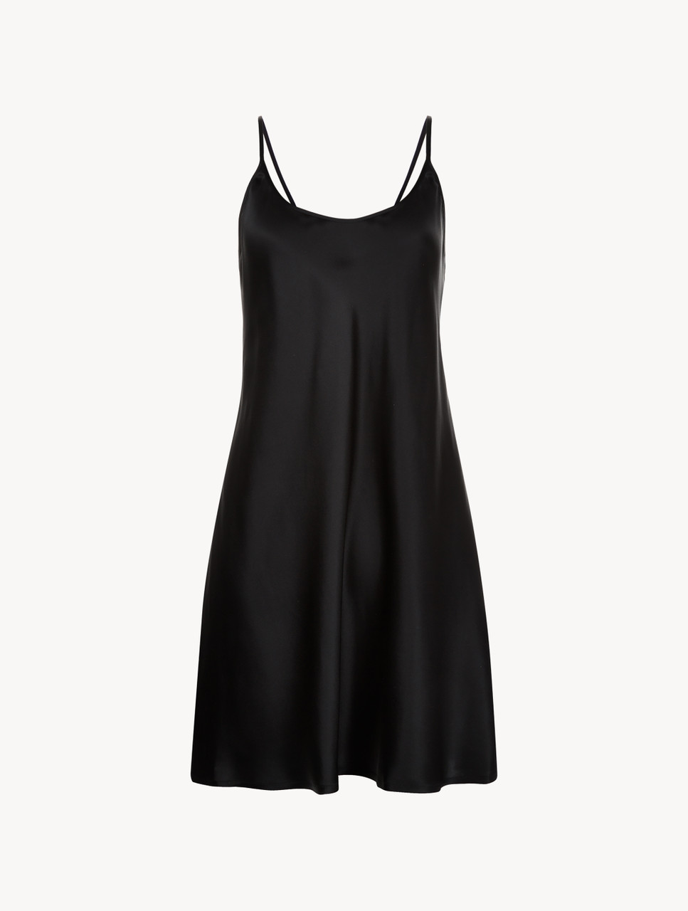 ラペルラ　la perla Black Label 　ドレス　シルク　SILK Luxury Silk Short Dress Slip in Black | La Perla