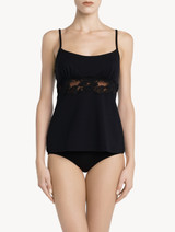 Black cotton camisole_1