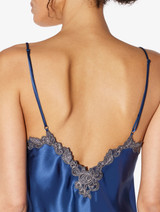 Blue silk camisole with frastaglio_3