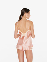 Pink silk camisole with frastaglio_2