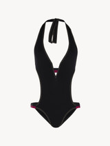 Cut-out Swimsuit in Black_0