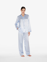 Azure silk pyjama set_1