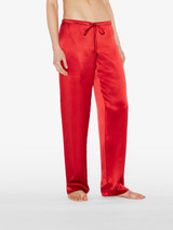 Silk pyjamas in garnet_3