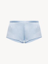 Azure silk sleep shorts_0