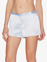 Azure silk sleep shorts_1
