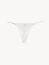 Thong in Lys with embroidered tulle_0