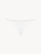 Lace Thong in Natural_0