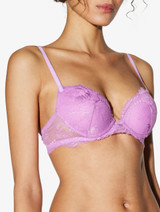 Lilac Rose  lace push-up bra_3