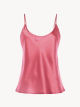 Silk camisole in wild orchid_0