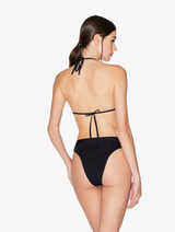 High-Waisted Brazilian Bikini Brief in Black with beading_2