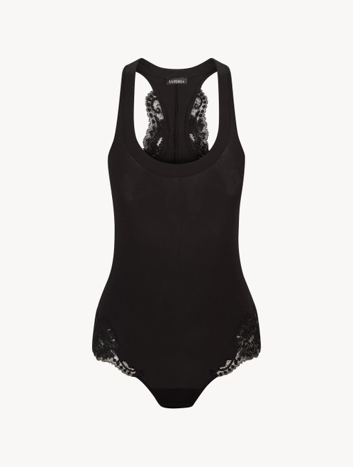 Black cotton bodysuit_1