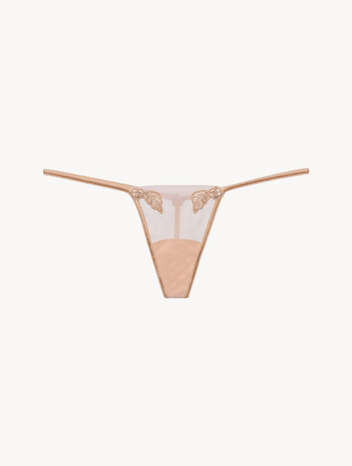 Thong in sand stretch tulle_2