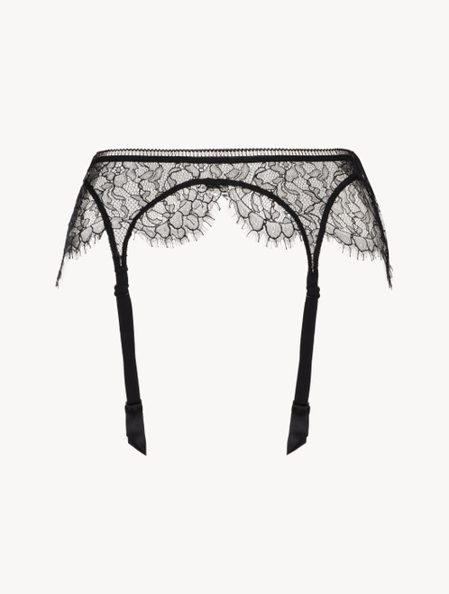 Lace Suspender Belt in Onyx_4