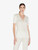 T-shirt in off-white modal with embroidered tulle_1