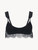 Wireless Bra in Black with lace overlay_0
