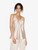 Rose Beige camisole in silk with macramé frastaglio_1