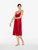 Silk midi nightdress in garnet_1