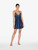 Blue silk slip dress with frastaglio_1