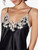Black silk slip dress with frastaglio_4