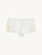 White French silk sleep shorts with frastaglio_0