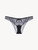 Brazilian Briefs in Black with Leavers Lace_0