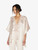 Rose Beige short silk robe_1