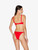Bralette Bikini Top in Red_2