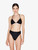 Triangle Bikini Top in Black with beading_1