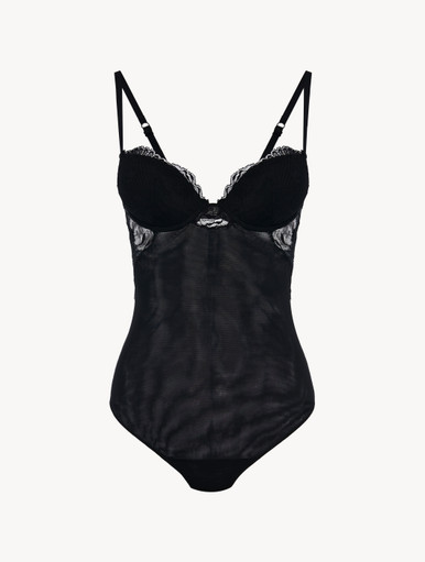 CARLA Lace body suit ボディスーツ　ブラック Luxury Lace Bodysuit in Black | La Perla