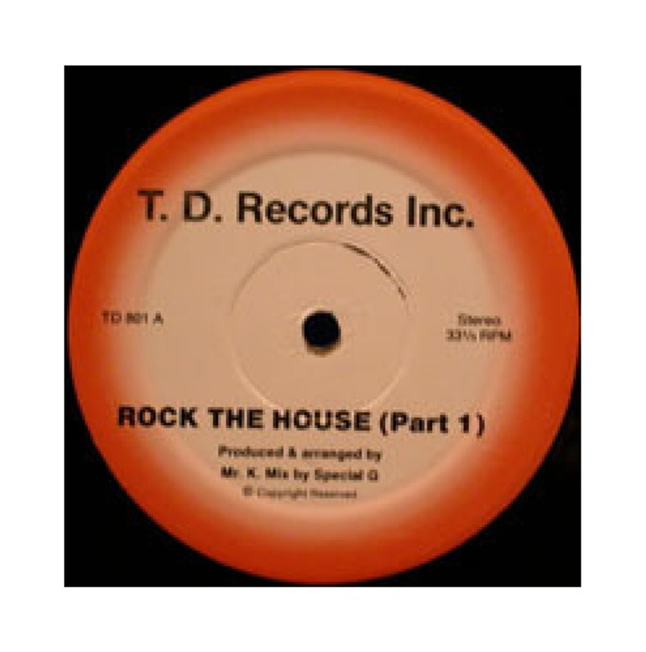 Mr. K. - Rock The House (Parts 1 u0026 2) - レコード