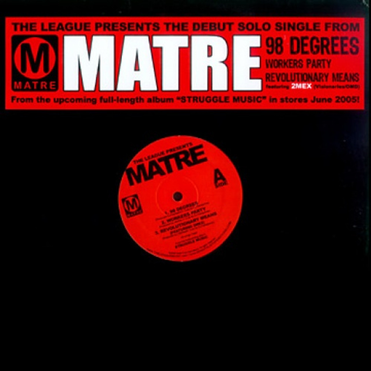 Matre - 98 Degrees - 12 Vinyl